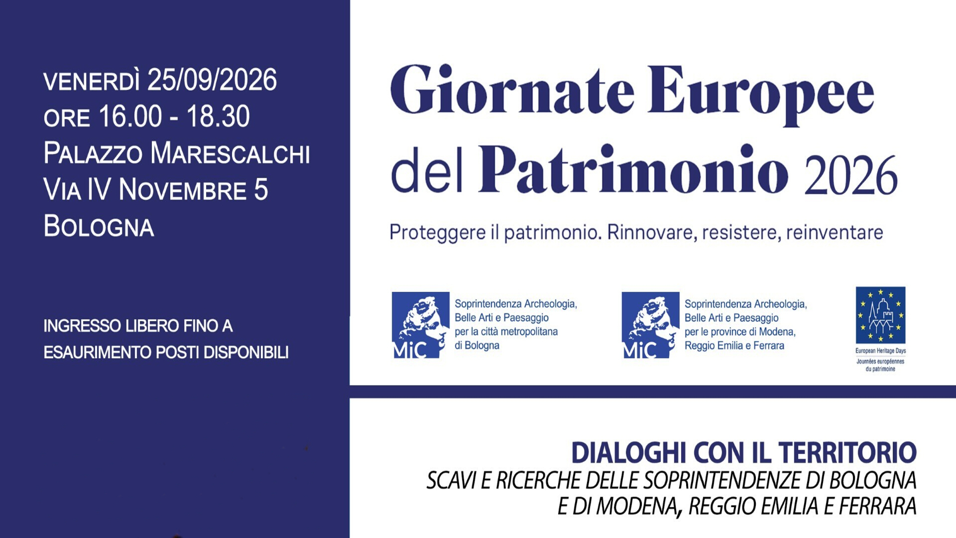 Dialoghi col territorio. Scavi e ricerche delle Soprintendenze di Bologna e di Modena, Reggio Emilia e Ferrara